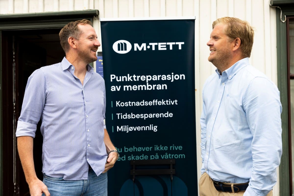 Arrangører, fra venstre: Pål Standal (Markedssjef i M-TEK og M-TETT) og Thomas Torp Høisæter (Daglig leder i M-TETT AS).